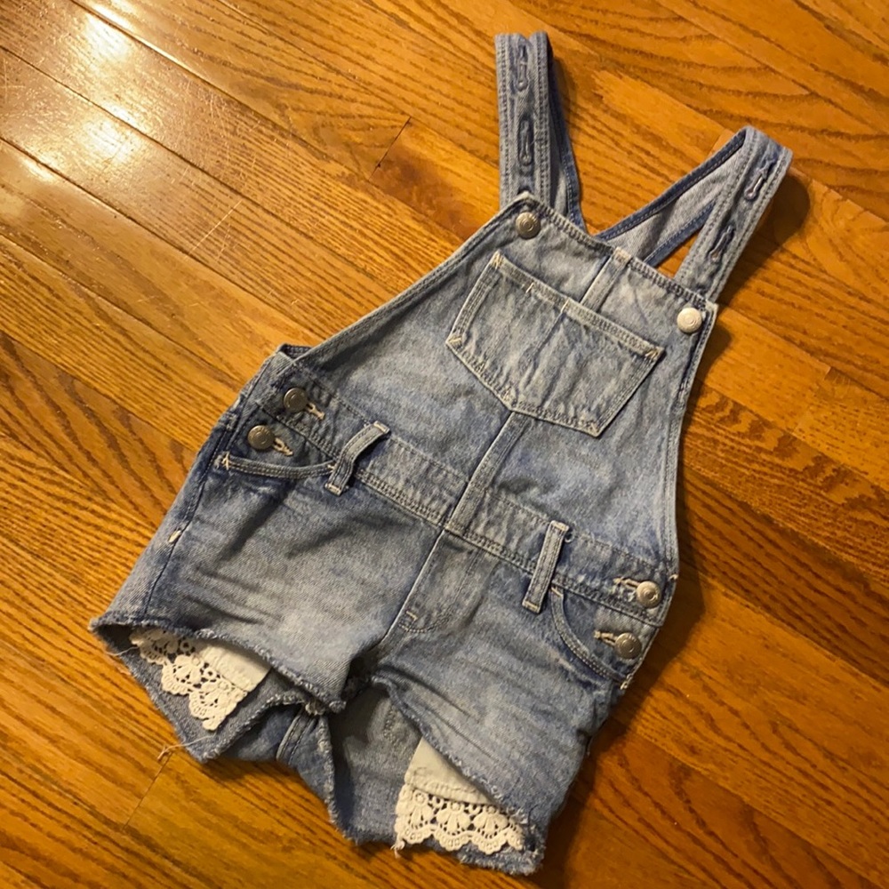 Girls Denim Overalls Size 5